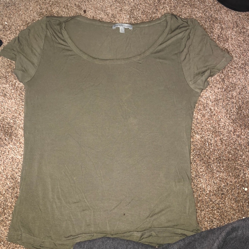 Green shirt